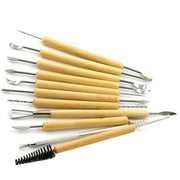 Set di coltelli multiuso per scultura in argilla fai-da-te in legno 11 in 1, Sculpture Utility Knife Set