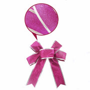 Nastro decorativo per albero di Natale in polvere glitterata da 2 m