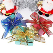 Nastro decorativo per albero di Natale in polvere glitterata da 2 m