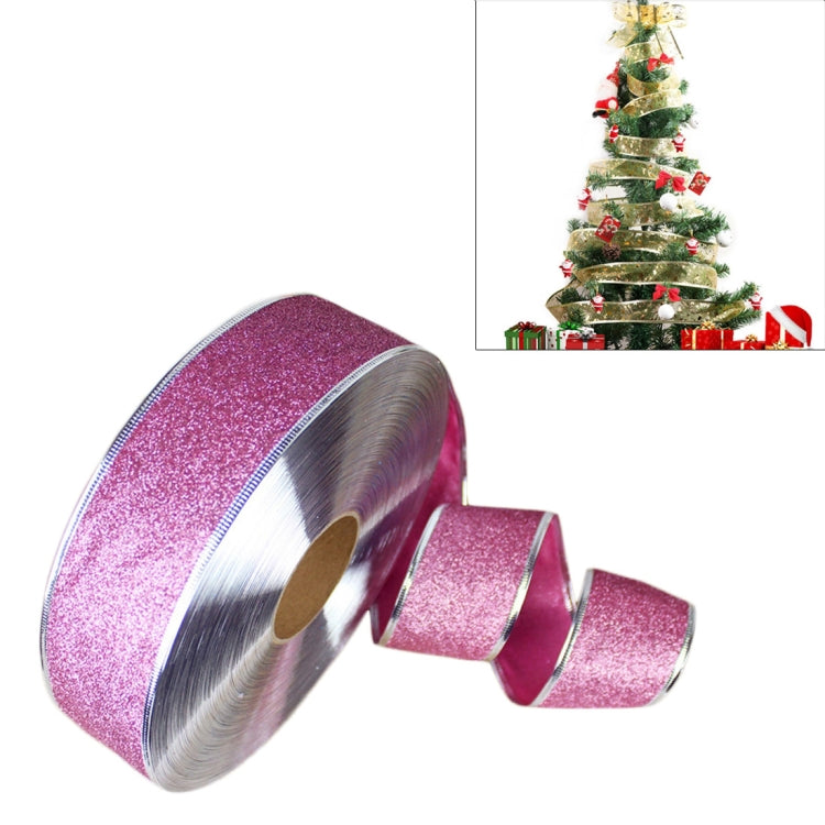 Nastro decorativo glitterato per albero di Natale 2 m