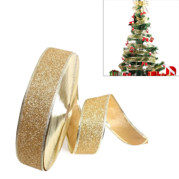 Nastro decorativo glitterato per albero di Natale 2 m