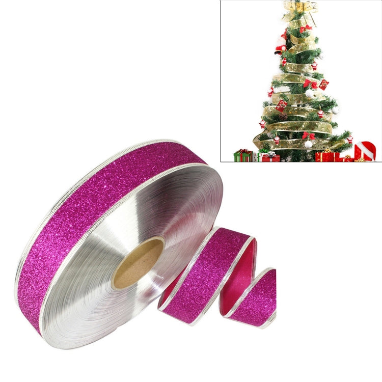 Nastro decorativo glitterato per albero di Natale 2 m