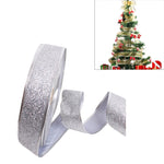 Nastro decorativo glitterato per albero di Natale 2 m