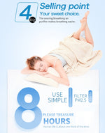 Purificatori d'aria antirussamento in silicone ABS 2 in 1