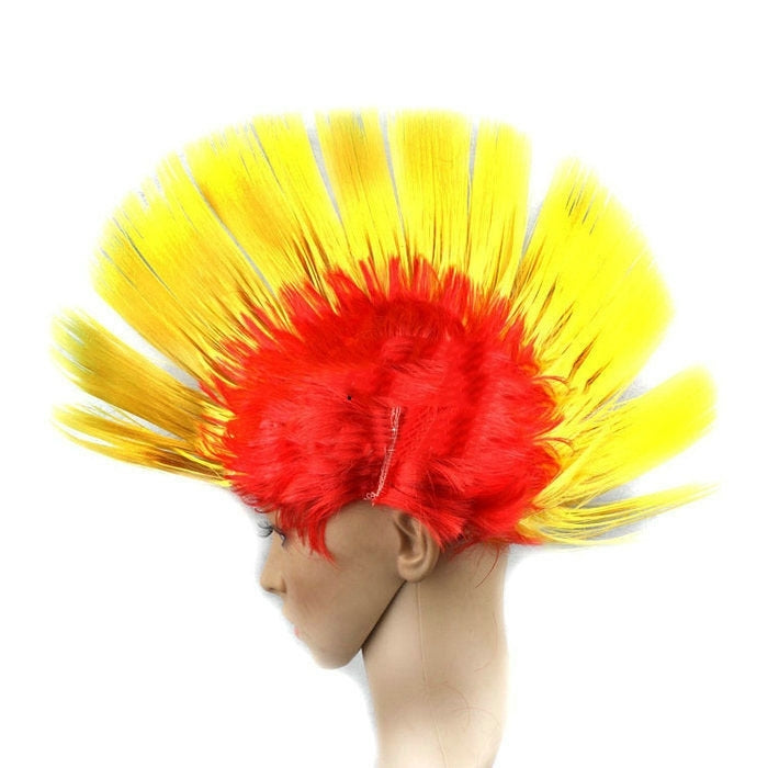 Parrucca Mohawk Halloween e Natale in PET