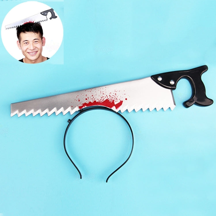 Cerchio per capelli seghetto 36 cm Halloween