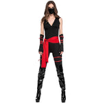 Costume da pirata cosplay di Halloween donna guerriera Gioco di ruolo Costumi di stoffa cosplay neri, XL, Petto: 80-100 cm, Girovita: 74-85 cm,, Size: XL