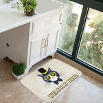 Zerbino Modello Gatto e Cane Flanella Rettangolare Tappeto da bagno Soggiorno Camera da letto Antiscivolo Tappetino per la casa, Dimensioni: 50*80 cm, Pattern:Dog Size:50*80cm, Pattern:Cat Size:50*80cm
