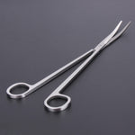 Set forbici, pinzette e clip in acciaio inox 3 pezzi