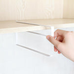 Portarotolo carta igienica da cucina in metallo bianco 26x10,8x1