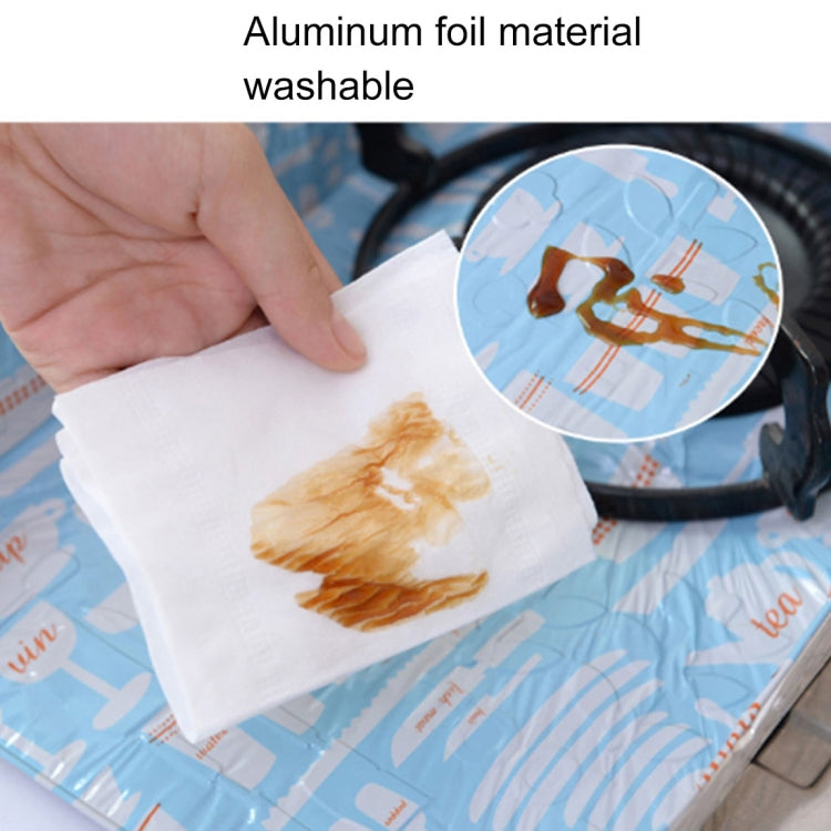 2 PZ Protezioni per stufe a gas Stoviglie Stampa Foglio Fodera antivegetativa resistente al calore Pulizia Utensili da cucina Tappetino