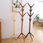 Appendiabiti creativo da pavimento in legno massello a forma di albero, dimensioni: 175x45x45 cm, 175x45x45cm (Coffee), 175x45x45cm (Dark Coffee), 175x45x45cm (Light Brown), 175x45x45cm (White), 175x45x45cm (Wood)