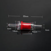 Valvole di ritegno in linea da 10 pezzi per pompa d'aria per acquario, interfaccia: 4 mm, 4mm