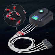 Valvole di ritegno in linea da 10 pezzi per pompa d'aria per acquario, interfaccia: 4 mm, 4mm