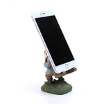 Staffa porta cellulare Babbo Natale in resina POLY