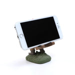 Staffa porta cellulare Babbo Natale in resina POLY