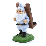 Staffa porta cellulare Babbo Natale in resina 12,5 cm
