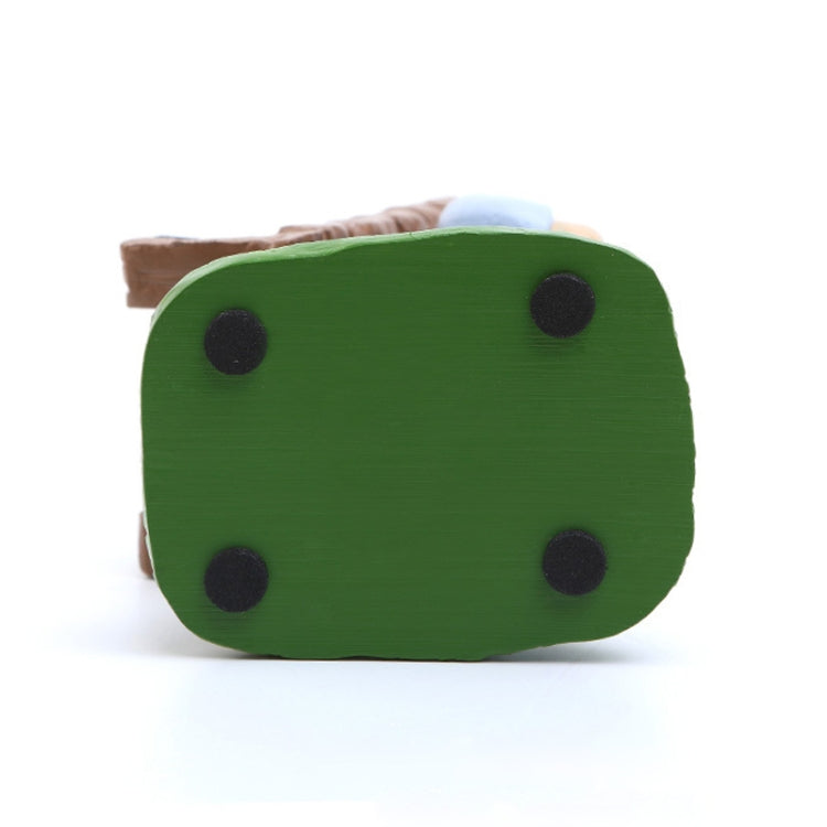 Staffa porta cellulare Babbo Natale in resina 12,5 cm