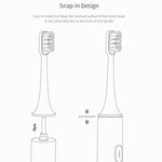 3 testine di ricambio per spazzolino elettrico Xiaomi Mijia