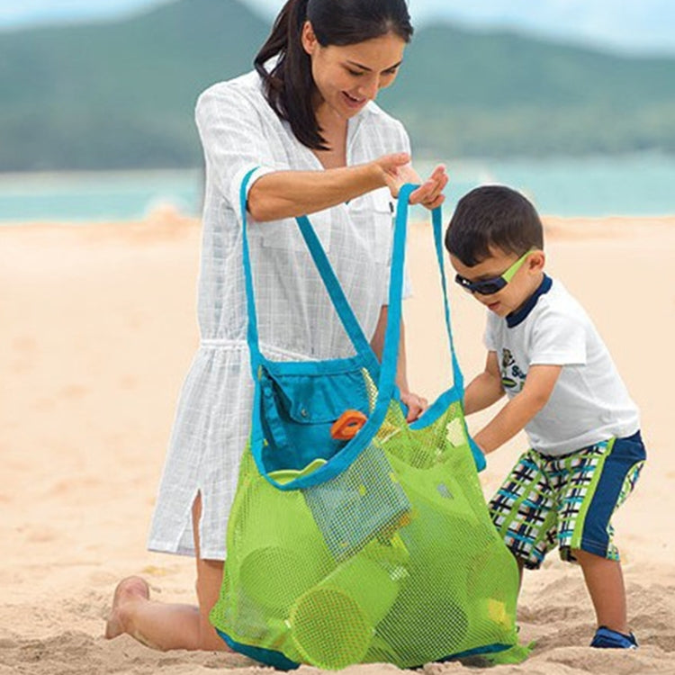 Borsa rete portatile per giocattoli da spiaggia L
