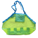 Borsa per borsa di stoccaggio rapida per giocattoli per strumenti di dragaggio da spiaggia per bambini in rete portatile, L Size
