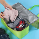 Borsa a tracolla portatile da picnic in spiaggia con borsone sportivo in rete a doppio strato, Double Layer Handbag(Black), Double Layer Handbag(Green), Double Layer Handbag(Blue), Double Layer Handbag(Red)