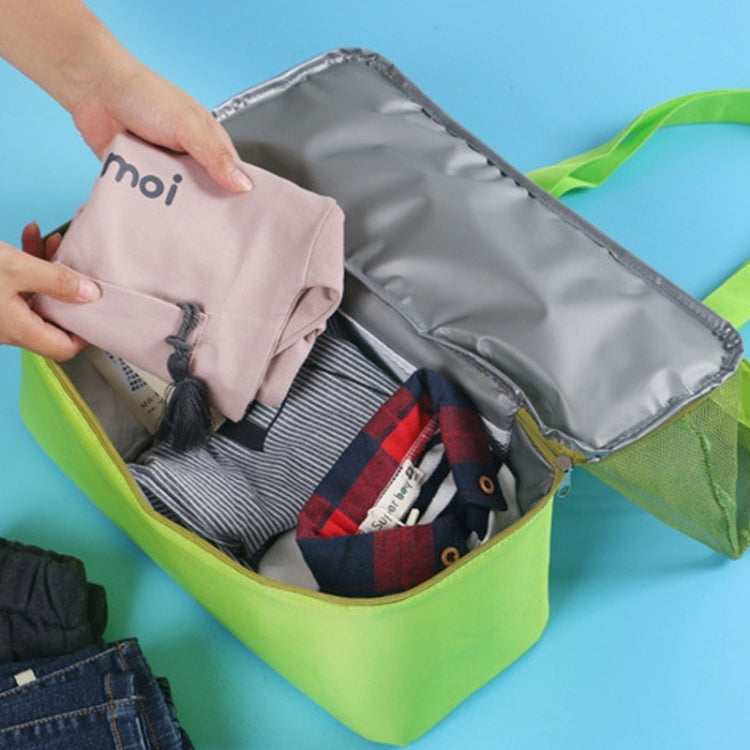 Borsa a tracolla portatile da picnic in spiaggia con borsone sportivo in rete a doppio strato, Double Layer Handbag(Black), Double Layer Handbag(Green), Double Layer Handbag(Blue), Double Layer Handbag(Red)