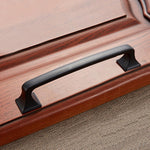 Maniglia per mobile in bronzo nero 128 mm
