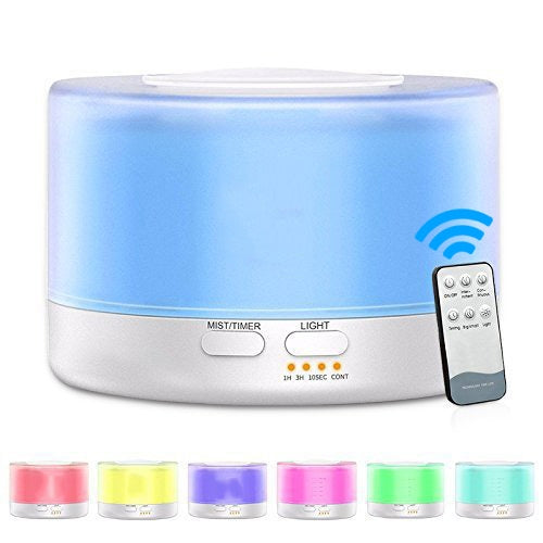 Umidificatore diffusore aromi ad ultrasuoni 700 ml con telecomand