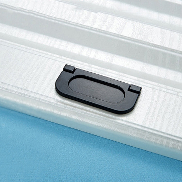1052-64 Maniglia con fibbia nascosta per cassetto per mobili europeo semplice (nero opaco), 1052-64 (Matte Black)