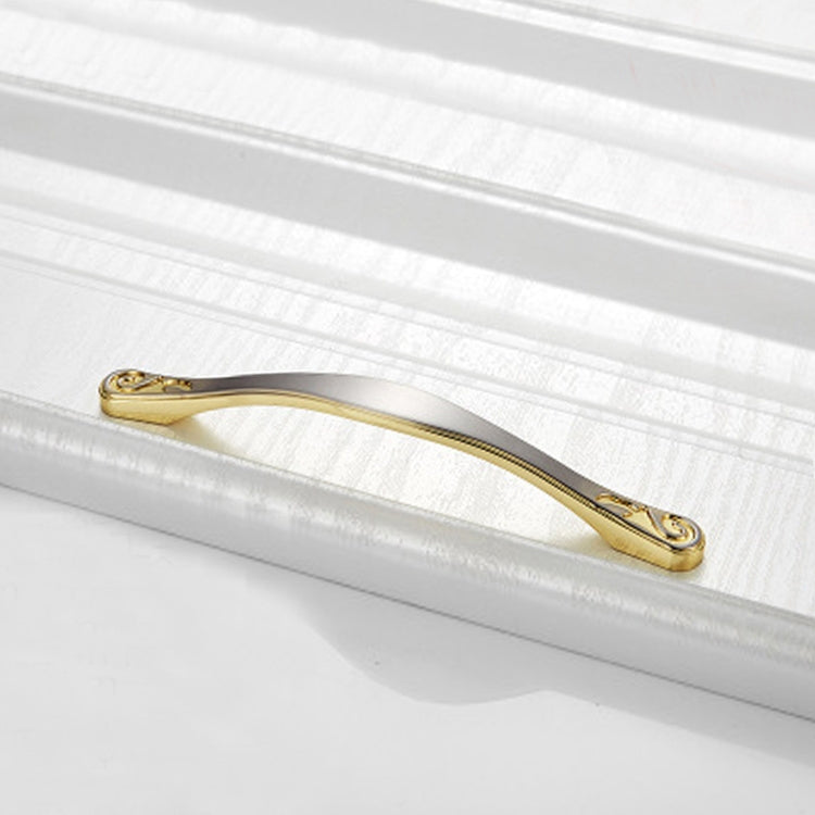 4041-128 Maniglia per mobile in lega di zinco doppia oro Passo: 128 mm, 4041-128 Double Gold