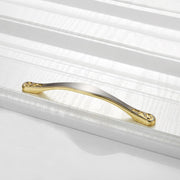 4041-128 Maniglia per mobile in lega di zinco doppia oro Passo: 128 mm, 4041-128 Double Gold