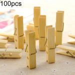 Mollette in bambù mini multifunzione 100 pezzi