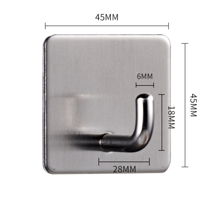 MYD-1038 Supporto a parete multifunzionale per montaggio a parete senza fori con gancio adesivo in acciaio inossidabile 304 per cucina e bagno, MYD-1038