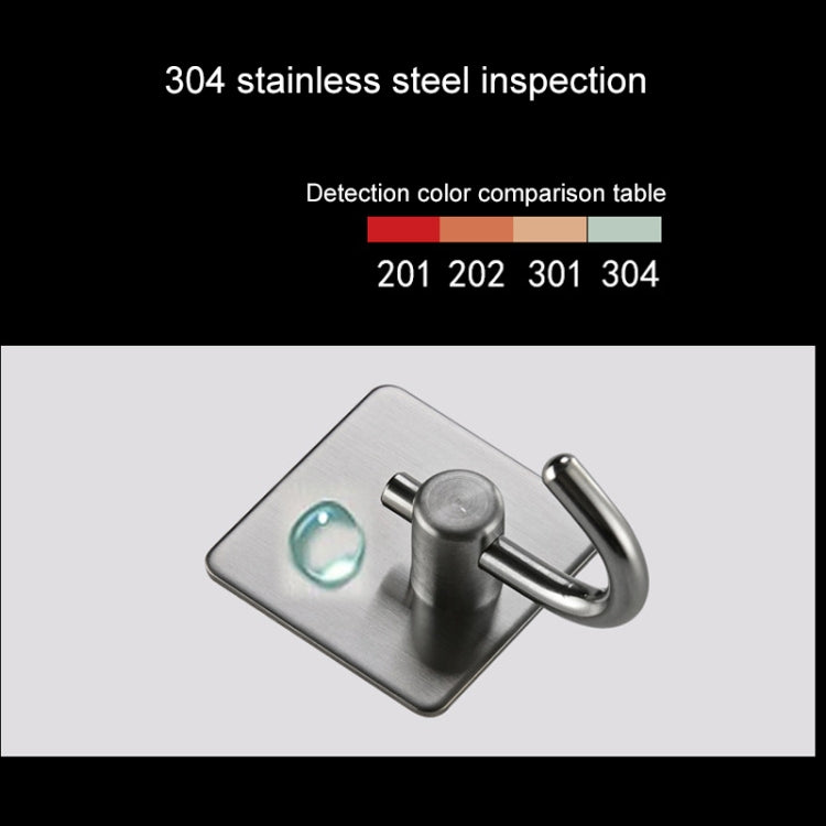 MYD-1038 Supporto a parete multifunzionale per montaggio a parete senza fori con gancio adesivo in acciaio inossidabile 304 per cucina e bagno, MYD-1038