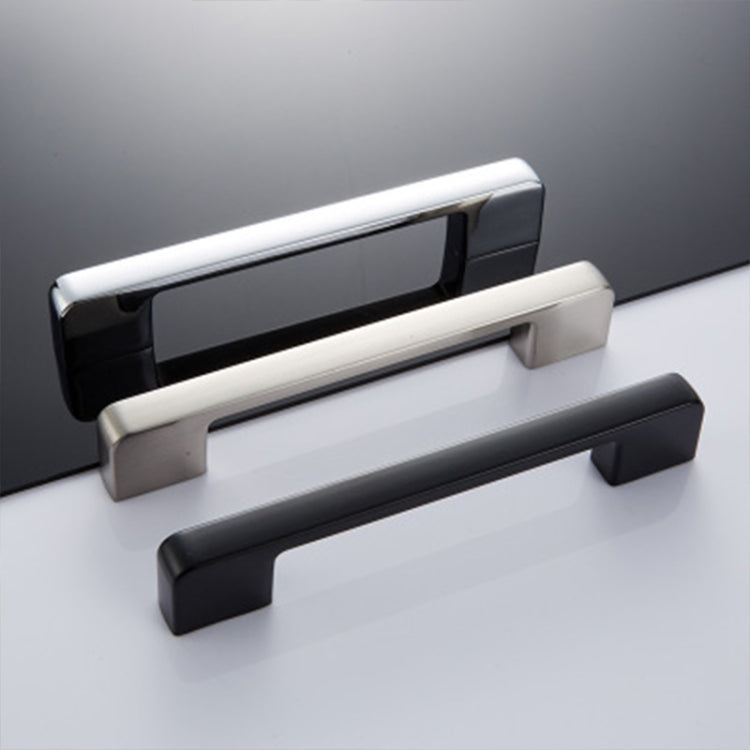 2 PZ 6613-224 Maniglia semplice per porta dell'armadio, cassetto, armadio, maniglia in lega di zinco, 6613-224(Black Red)