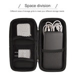 Custodia protettiva per scatola di immagazzinaggio di prodotti elettronici per auricolari mobili da viaggio multifunzione, Earphone Storage Box