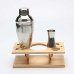 Set strumenti shaker cocktail 9 in 1 in acciaio inox 750 ml