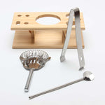 Set strumenti shaker cocktail 9 in 1 in acciaio inox 750 ml