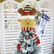 CX20207 Decorazione con ciondolo per albero di Natale con motivo Babbo Natale, dimensioni: L, Size: L
