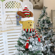 CX20207 Decorazione con ciondolo per albero di Natale con motivo Babbo Natale, dimensioni: L, Size: L