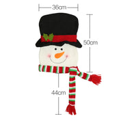 CX20207 Decorazione con ciondolo per albero di Natale con motivo Babbo Natale, dimensioni: L, Size: L