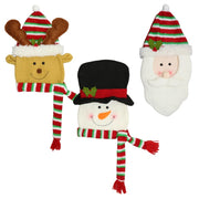 CX20207 Decorazione con ciondolo per albero di Natale con motivo Babbo Natale, dimensioni: L, Size: L