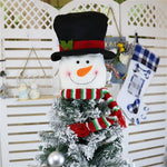 Decorazione albero di Natale con Babbo Natale 50x36 cm