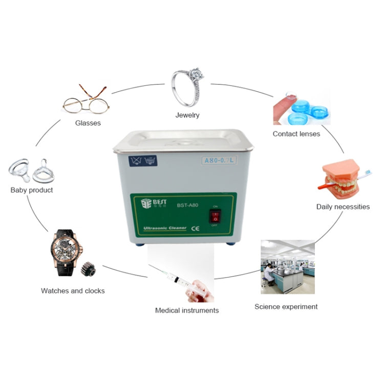 Lavatrice ad ultrasuoni BEST-A80 da 0,7 litri 220V