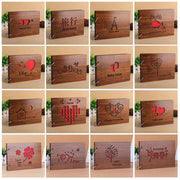 Album fotografico regalo retrò in legno a fogli mobili fai-da-te da 8 pollici, Gift Photo Album