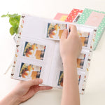 Mini album fotografico squisito con inserto per creatività fai-da-te da 3 pollici, Four Leaf Clover Pattern, Many Trees Dry Pattern, Forest Deer Pattern, Iron Tower Pattern, Little Swallow Pattern, Baymax Pattern, Red Leaves Pattern, Daisy Pattern     ...