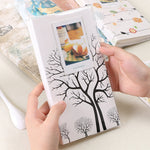 Mini album fotografico squisito con inserto per creatività fai-da-te da 3 pollici, Four Leaf Clover Pattern, Many Trees Dry Pattern, Forest Deer Pattern, Iron Tower Pattern, Little Swallow Pattern, Baymax Pattern, Red Leaves Pattern, Daisy Pattern     ...