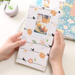 Mini album fotografico squisito con inserto per creatività fai-da-te da 3 pollici, Four Leaf Clover Pattern, Many Trees Dry Pattern, Forest Deer Pattern, Iron Tower Pattern, Little Swallow Pattern, Baymax Pattern, Red Leaves Pattern, Daisy Pattern     ...