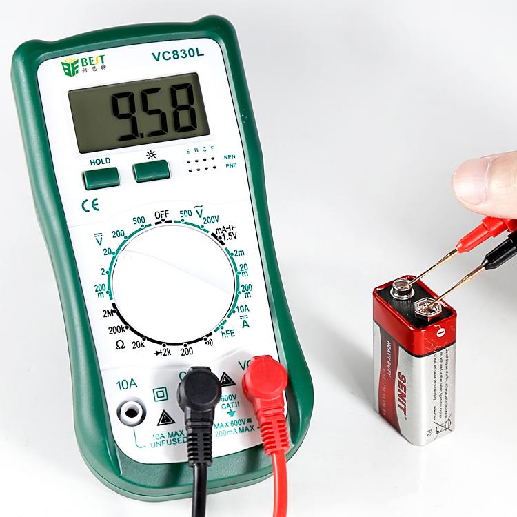Multimetro digitale tascabile BEST-VC830L